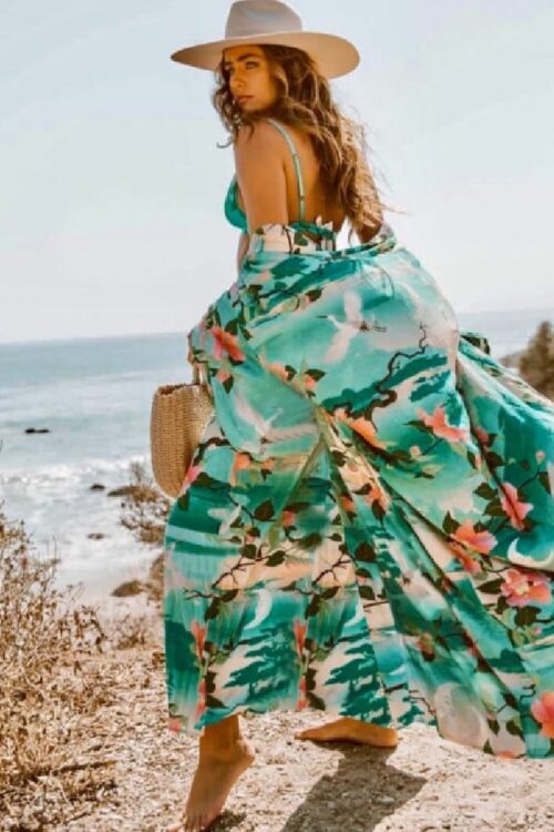 Bohemian Loose Kimono Dress