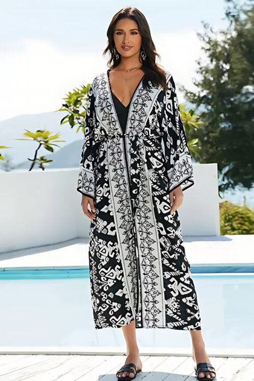 Kimono long print bohemian