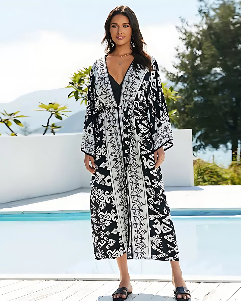 Kimono Long Print Bohemian