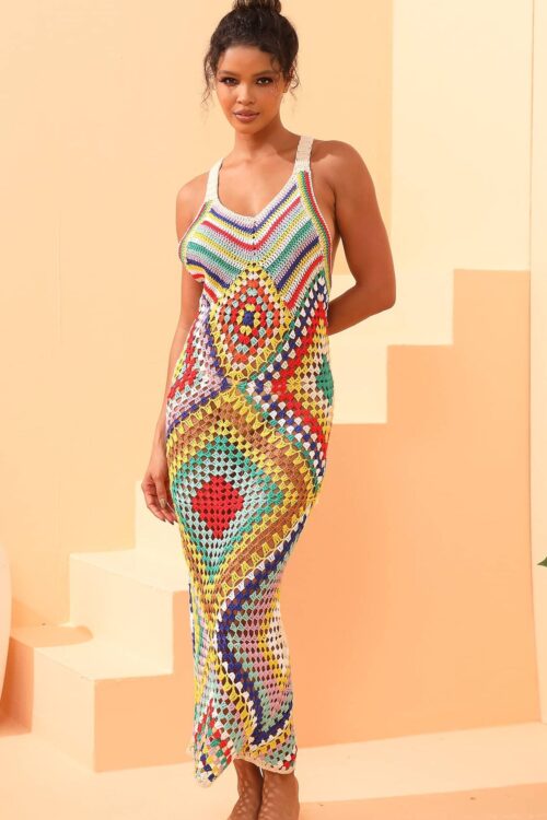 Colorful Artisan-Inspired and Elegant Beach Dress
