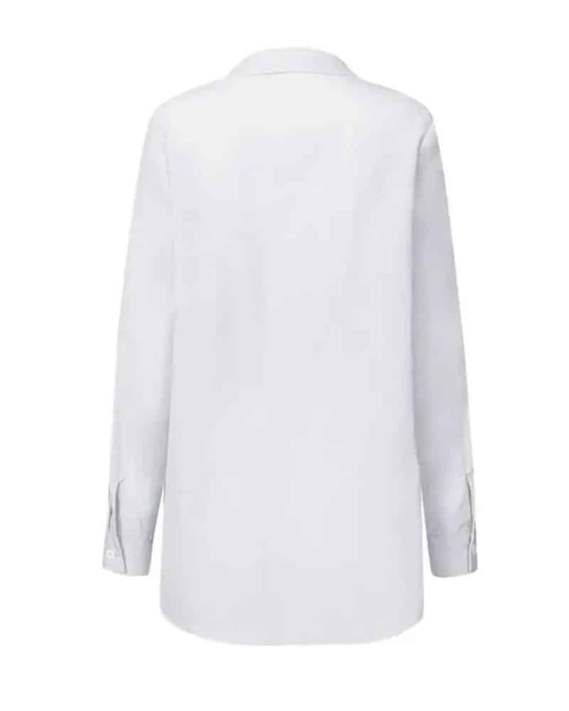 Bohemian white chic and adjustable blouse - Image 3