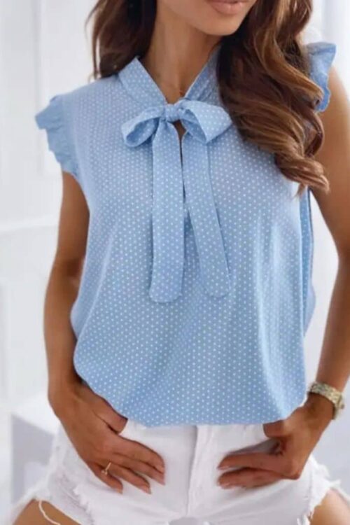 Bohemian Blue Sophisticated and Comfortable Blouse