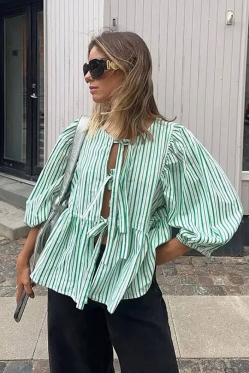 Bohemian Casual in Fabric Soft and Lightweight Blouse