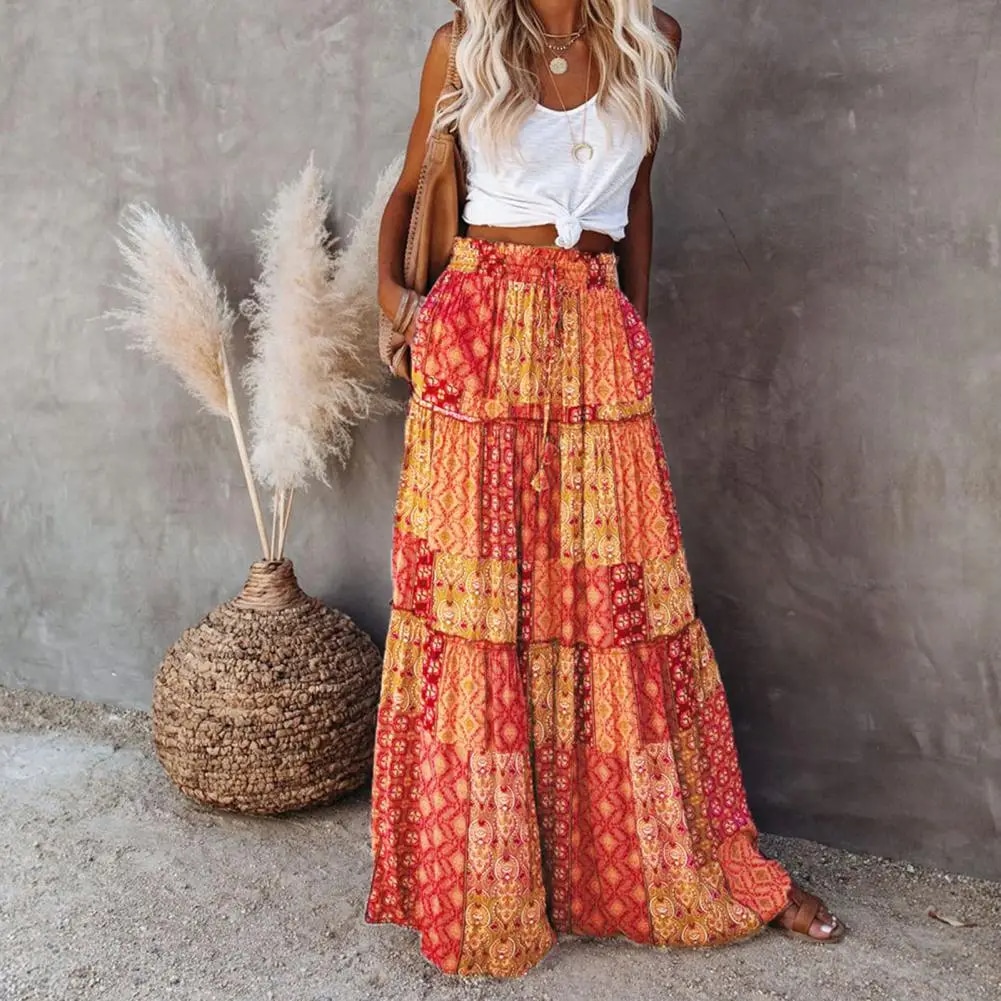 Bohemian Maxi Skirt Chic and Comfortable - Image 2