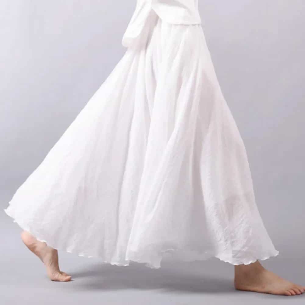 Bohemian Maxi Skirt Casual Elastic