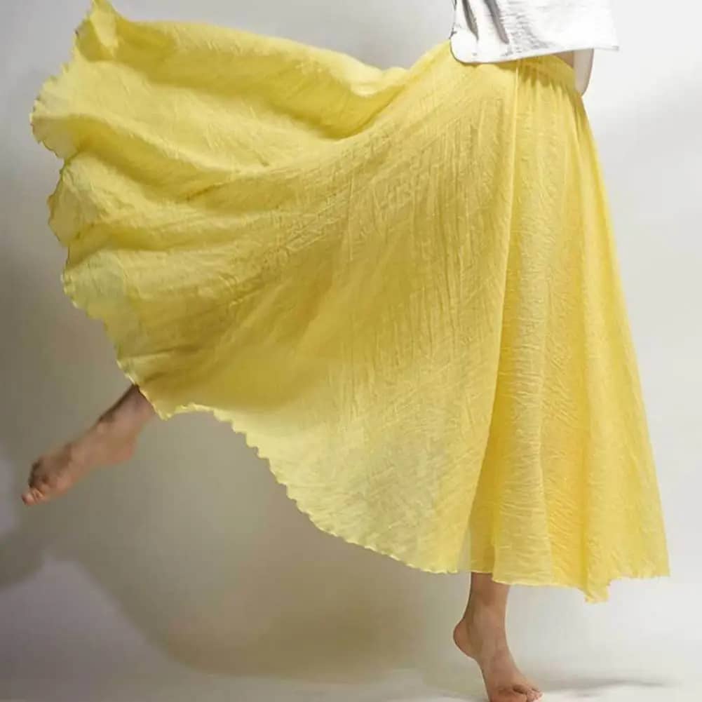 Bohemian Maxi Skirt Casual Elastic - Image 3