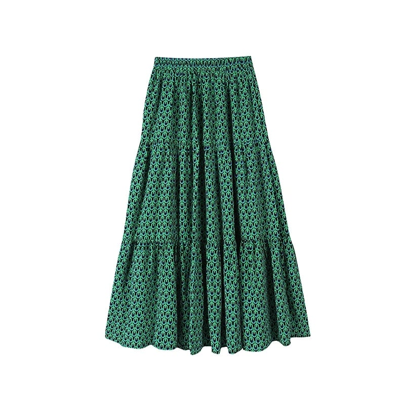 Bohemian Maxi Skirt Lightweight and Breathable - Image 2