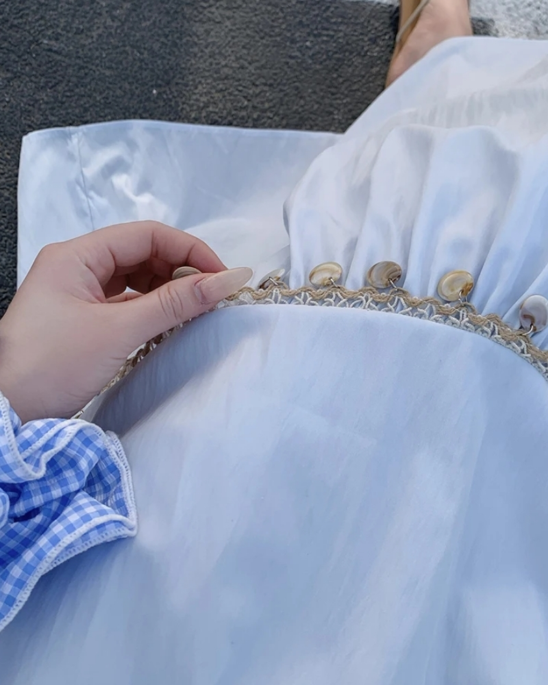 High-waist pleated bohemian korean skirt - Image 10
