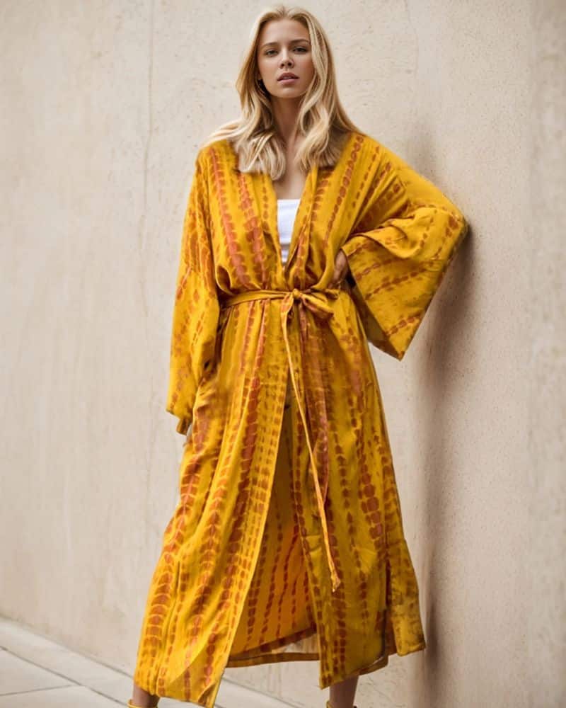 Women's Kimono Vibrant with Bohemian Charm