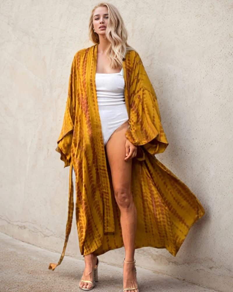 Women's Kimono Vibrant with Bohemian Charm - Image 2