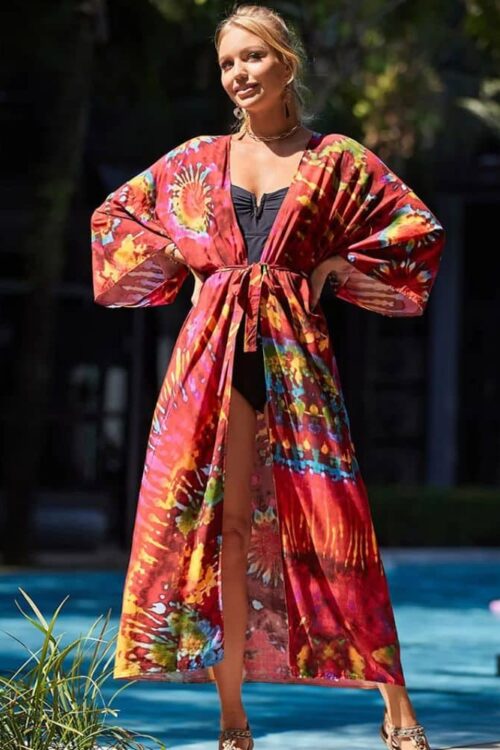 Women's Kimono with Exotic Vibrants