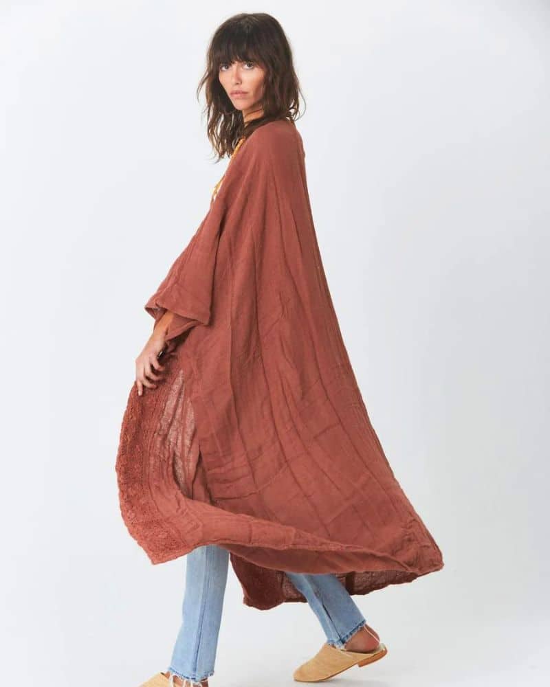 Women's Kimono Style Natural and Casual - Image 3
