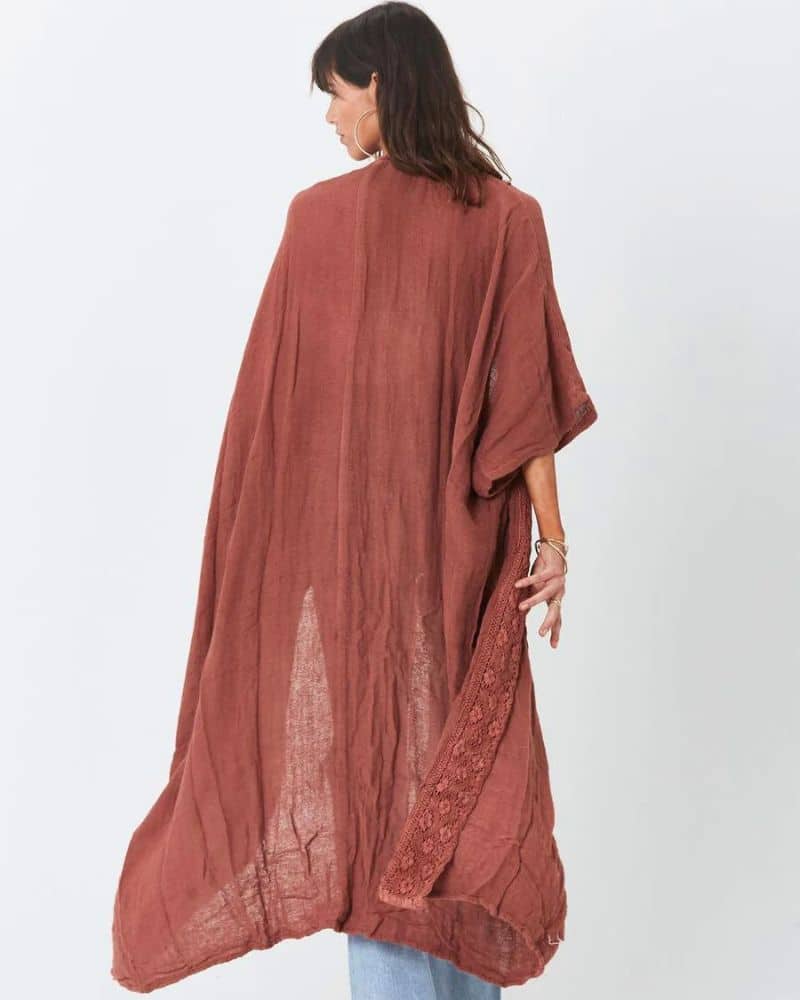 Women's Kimono Style Natural and Casual - Image 4