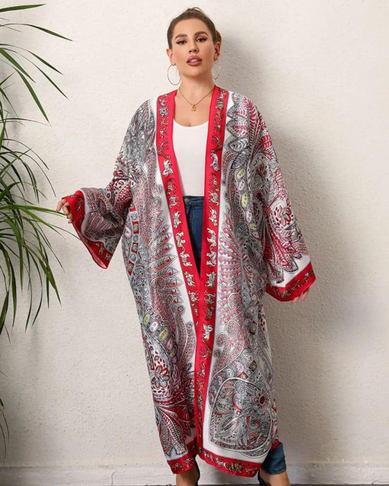 Women's kimono trendy casual style - Image 2