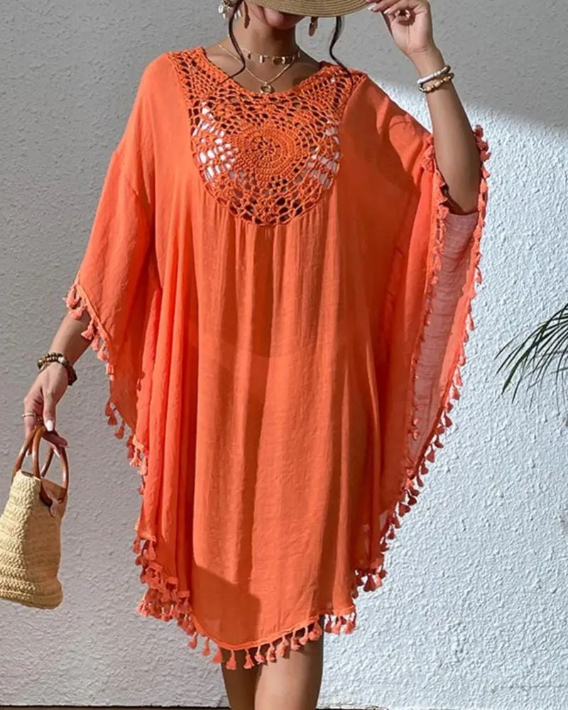 Of Summer Lace with Fringe Elegant Sarong
