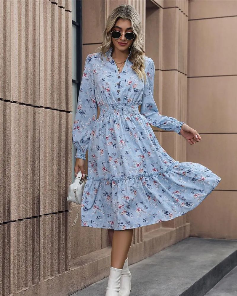 Bohemian Floral and Refined Dress