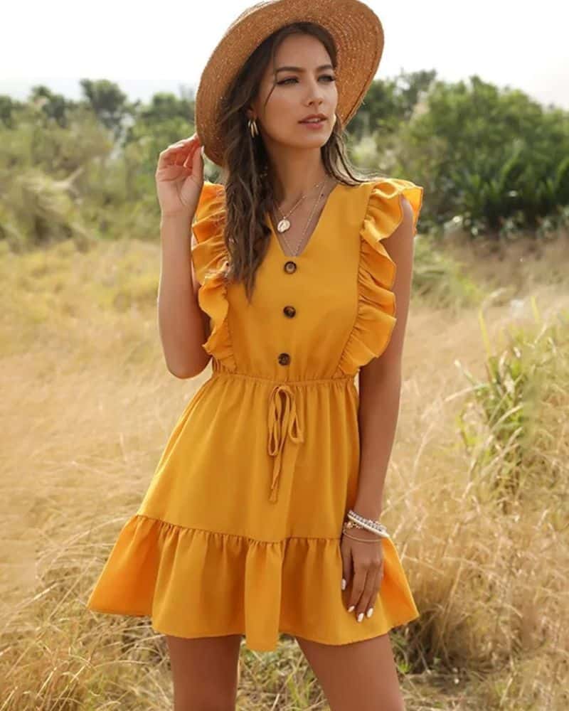 Bohemian Sleeveless Casual Style Dress - Image 3