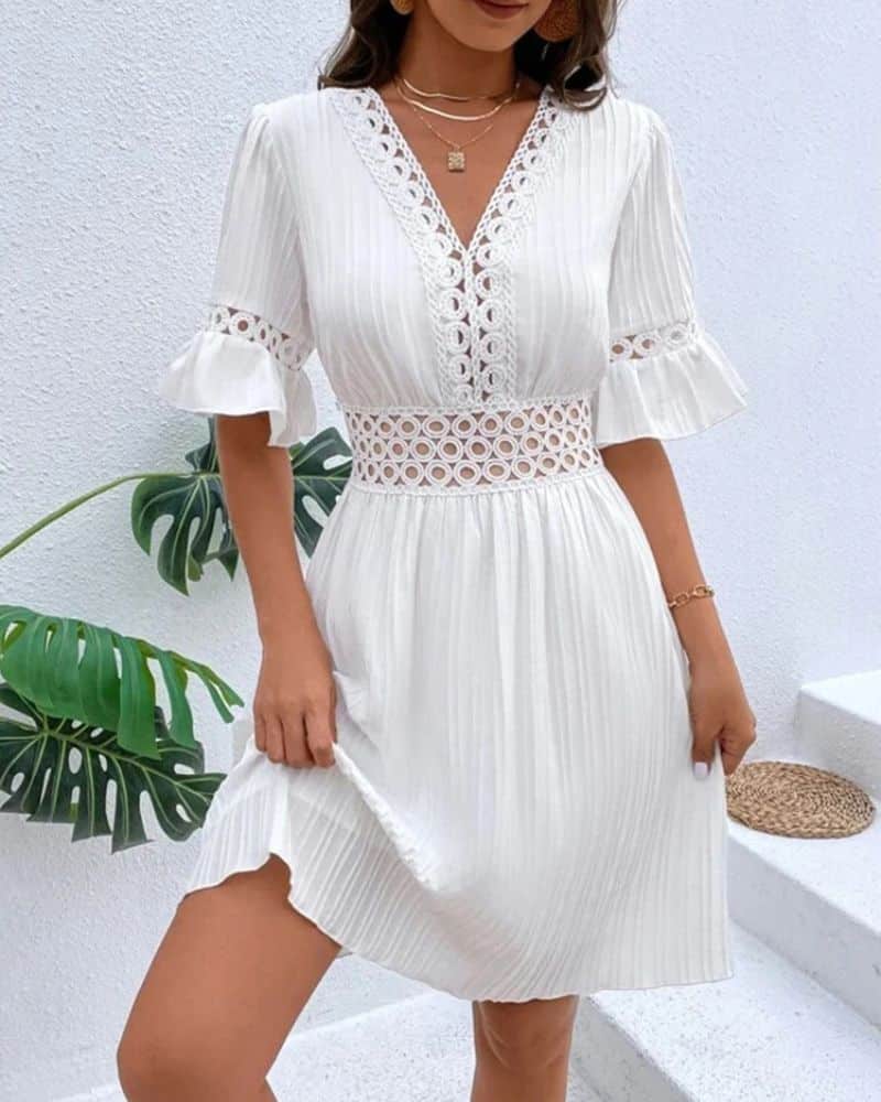 Bohemian Romantic Lace Dress