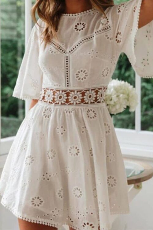 Bohemian Mini Dress and Chic of Evening