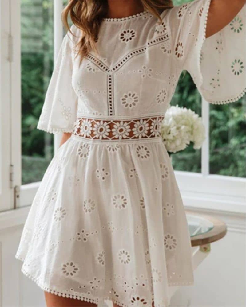 Bohemian Mini Dress and Chic of Evening