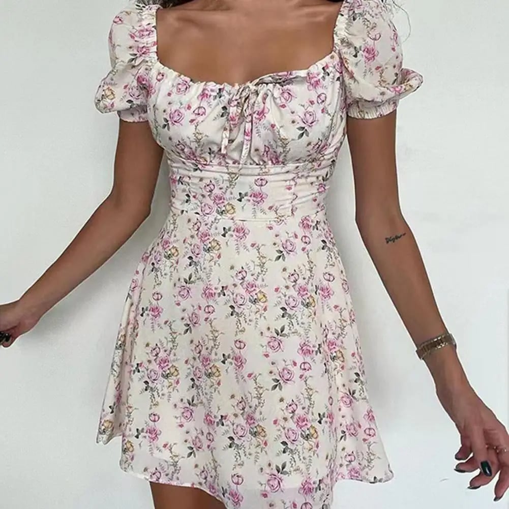Cottagecore Fitted and Breathable Dress