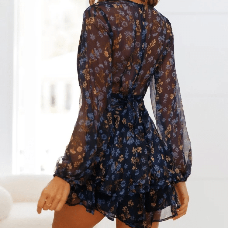Cottagecore Short and Lightweight with Long Sleeves Dress - Image 4