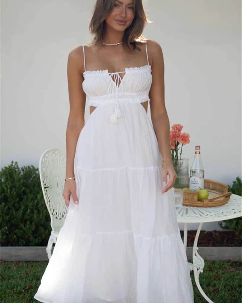 Cottagecore Lightweight and Comfortable Sleeveless Dress