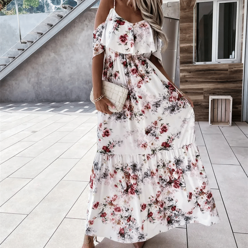 Cottagecore Long and Modern Floral Dress