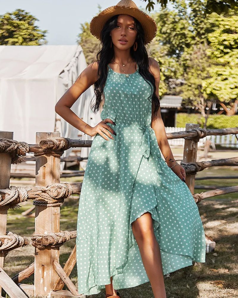 Cottagecore Refined Sleeveless Dress