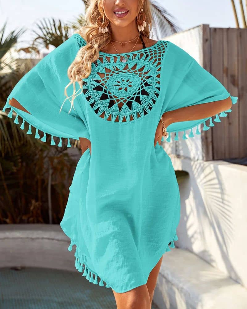 Loose Casual in Fabric Lightweight Beach Dress