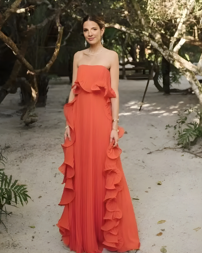 Elegant formal bohemian maxi dress - Image 3